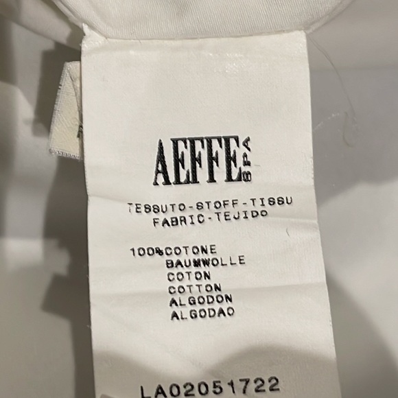 Narciso Rodriguez white V neck button up shirt - Picture 9 of 9